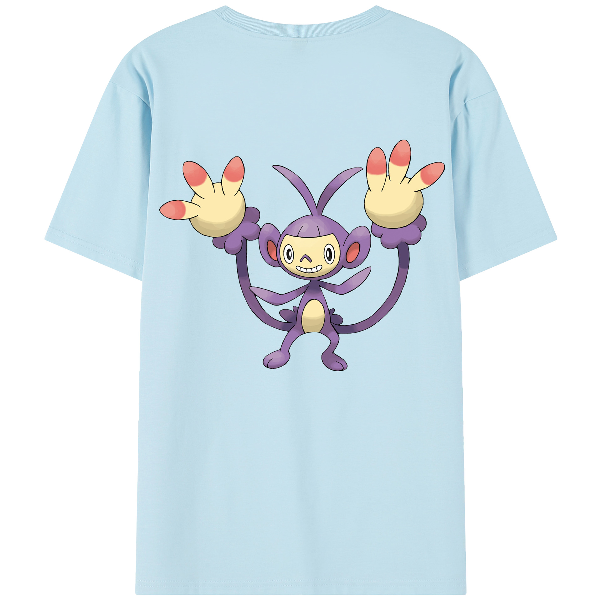 （画像用） ポケットモンスター Pokémon 綿100％半袖Tシャツ（背面プリント）